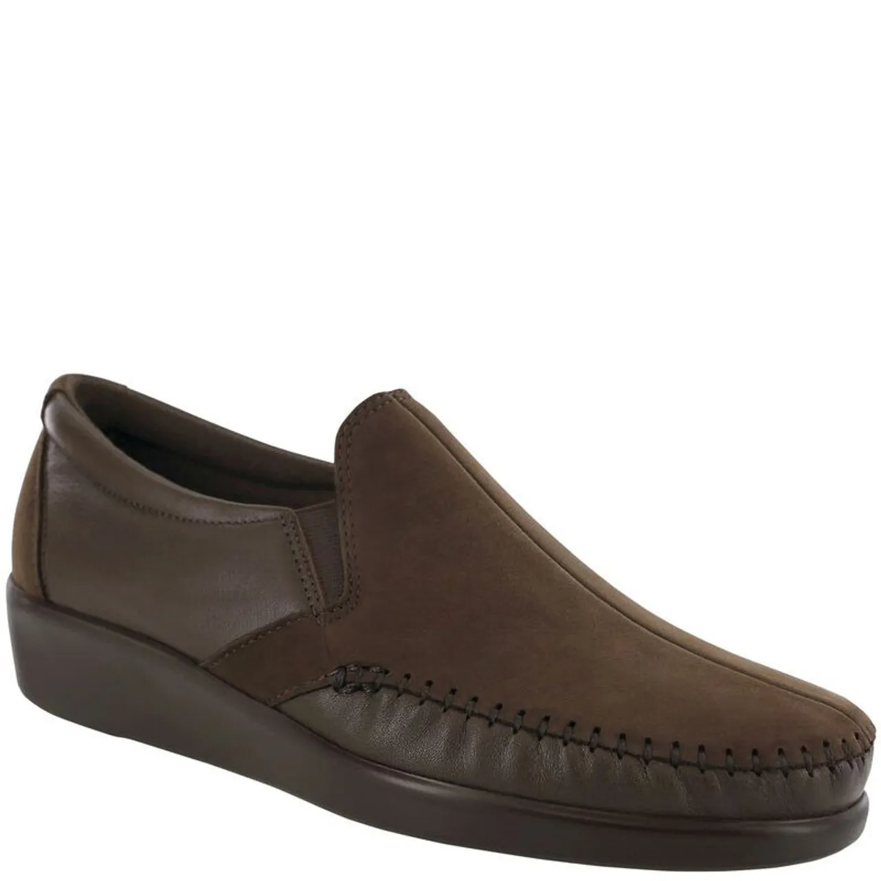 SAS DREAM Slip On Loafers Turf Coffee