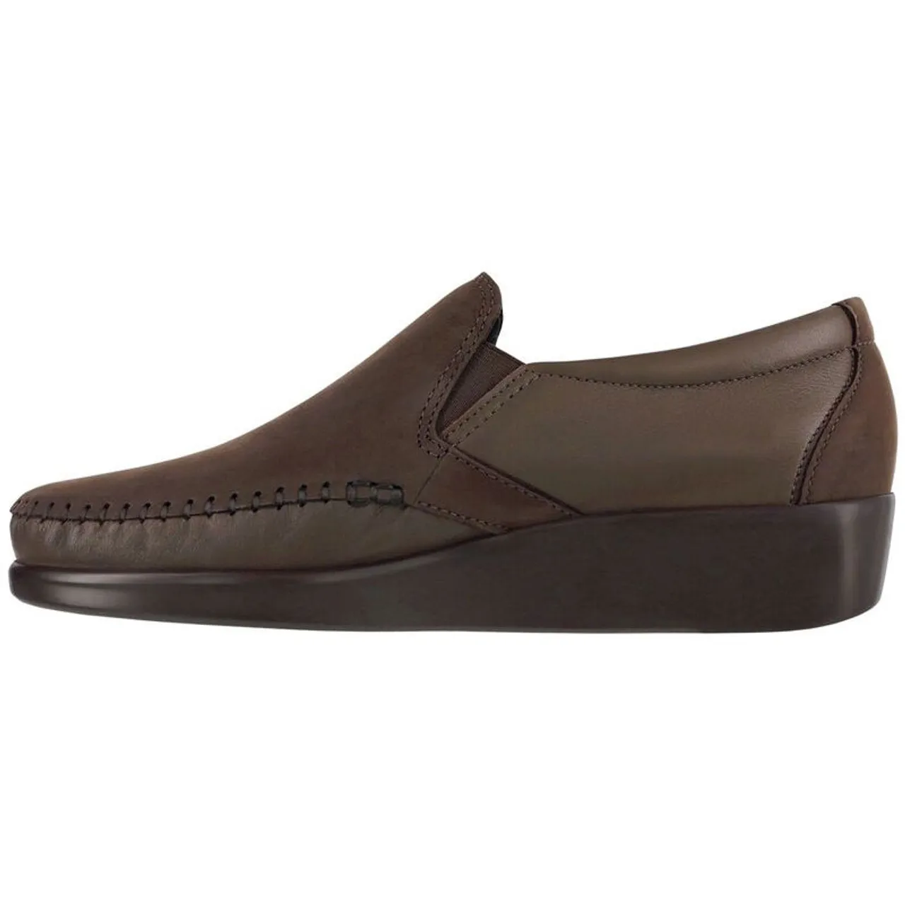 SAS DREAM Slip On Loafers Turf Coffee