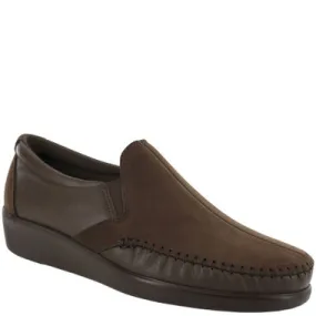 SAS DREAM Slip On Loafers Turf Coffee