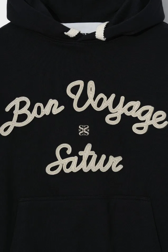 SATUR  |Unisex Long Sleeves Cotton Logo Hoodies