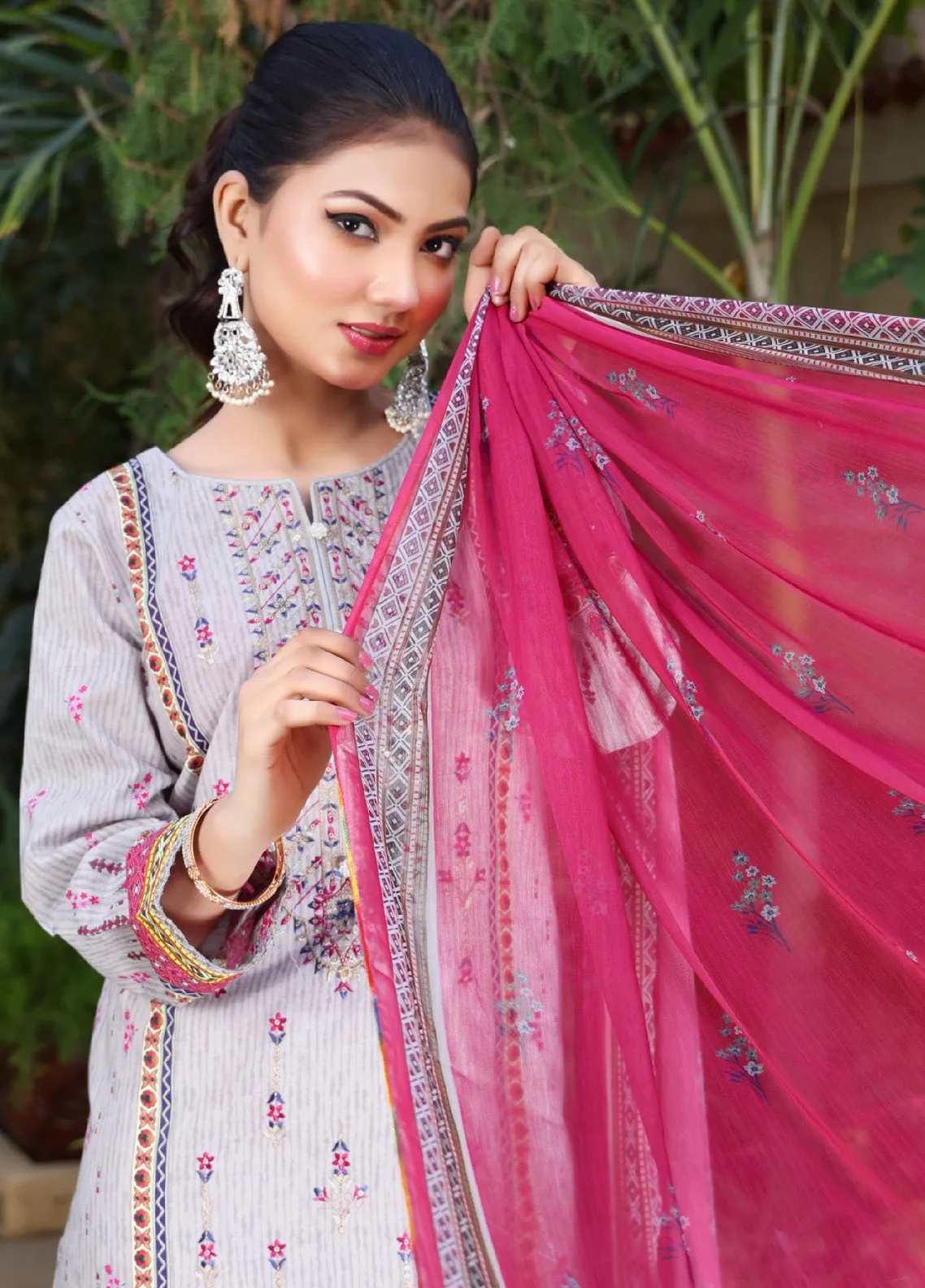 Shirley By MTF Embroidered Digital Lawn 3 Piece Unstitched Suit MTF24SEDPL-07