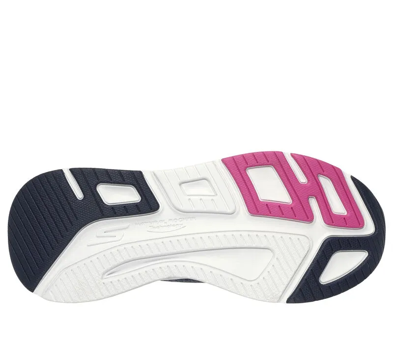 Skechers Women’s Max Cushioning Elite Prevail Slip In Shoes-Navy/Pink