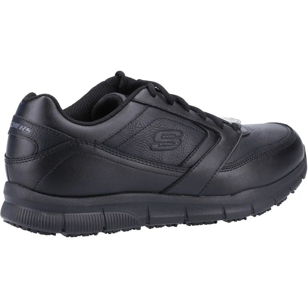 Skechers Mens Nampa Slip Resistant Occupational Safety Shoes