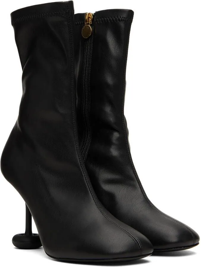 Stella McCartney Black Shroom Heel Boots