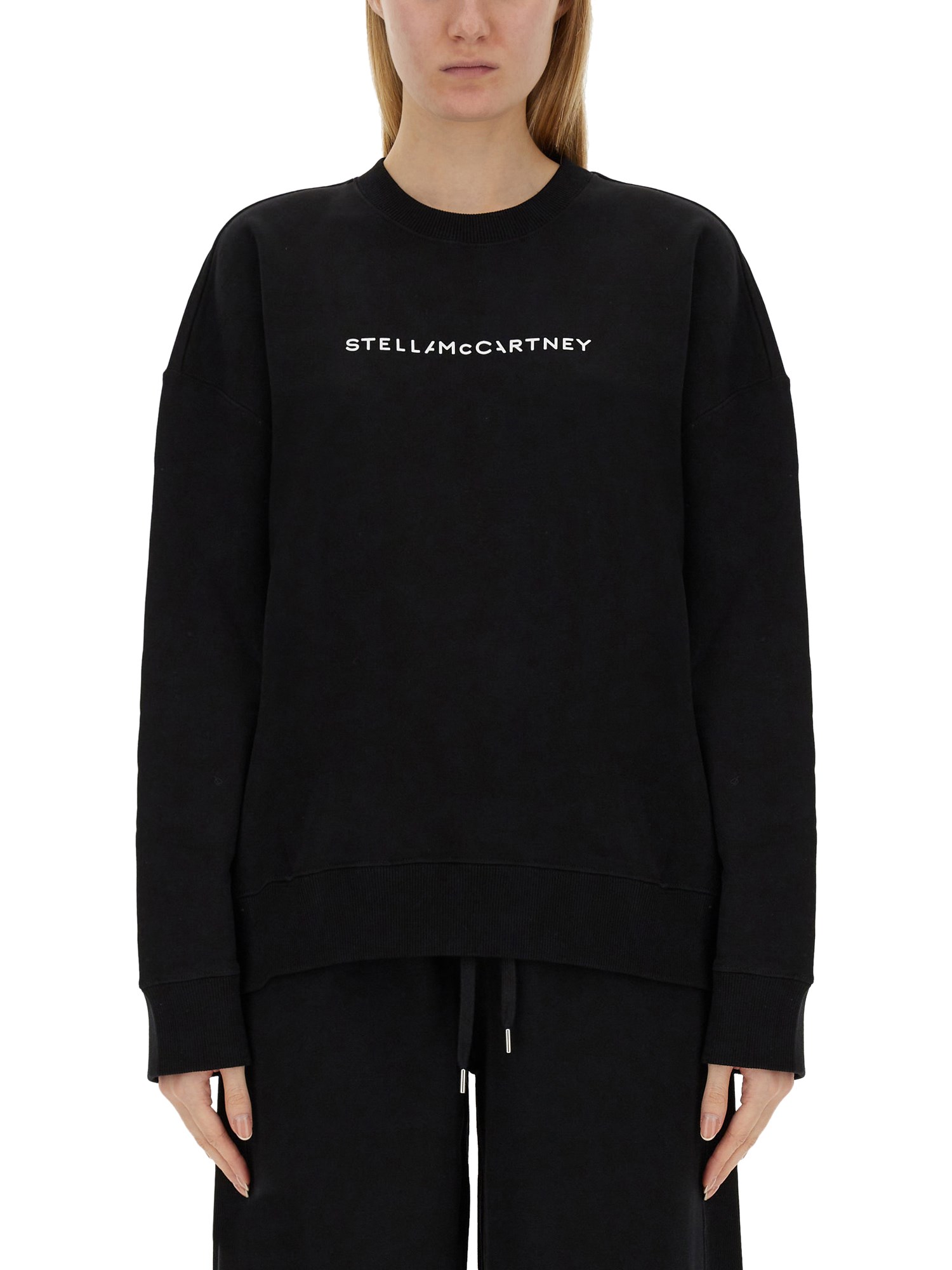 STELLA McCARTNEY    COTTON SWEATSHIRT WITH LOGO