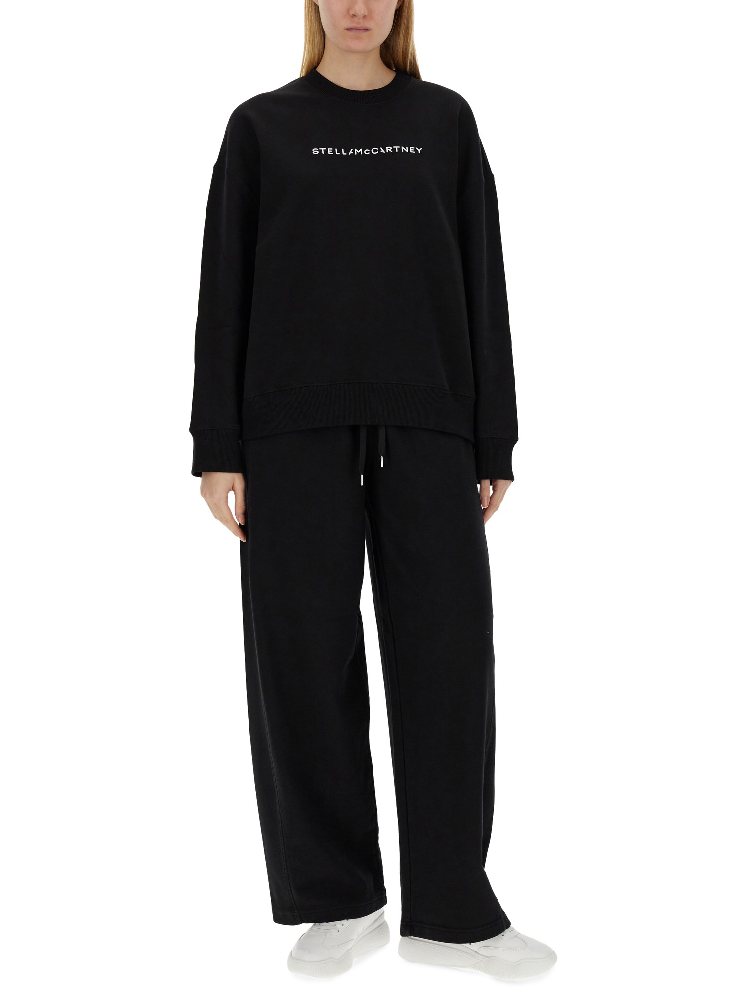 STELLA McCARTNEY    COTTON SWEATSHIRT WITH LOGO