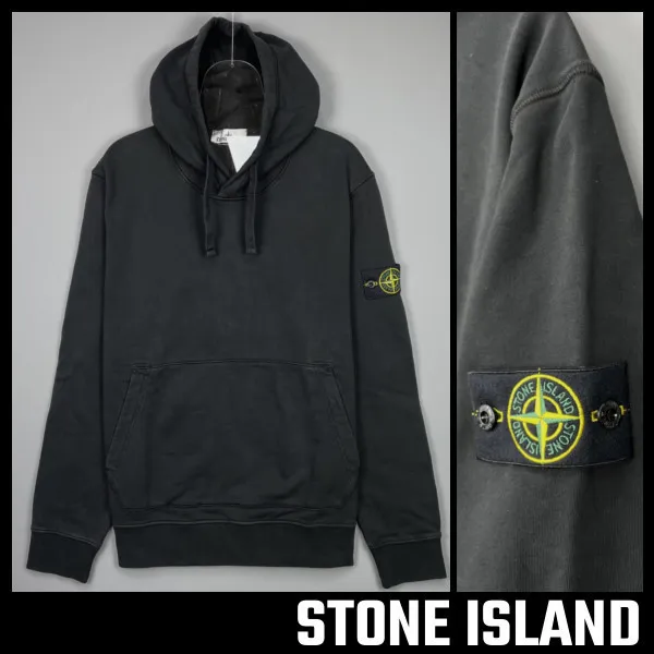 STONE ISLAND  |Street Style Cotton Logo Hoodies