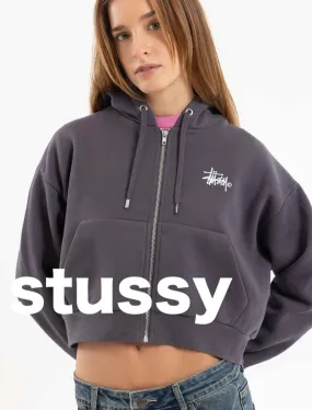 STUSSY  |Sweat Long Sleeves Logo Hoodies & Sweatshirts