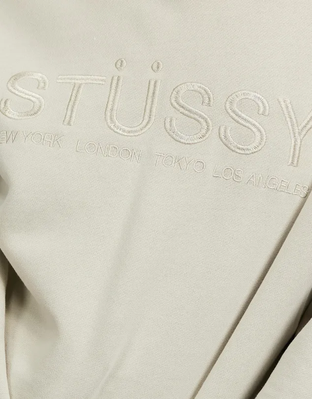 STUSSY  |Unisex Long Sleeves Cotton Logo Skater Style