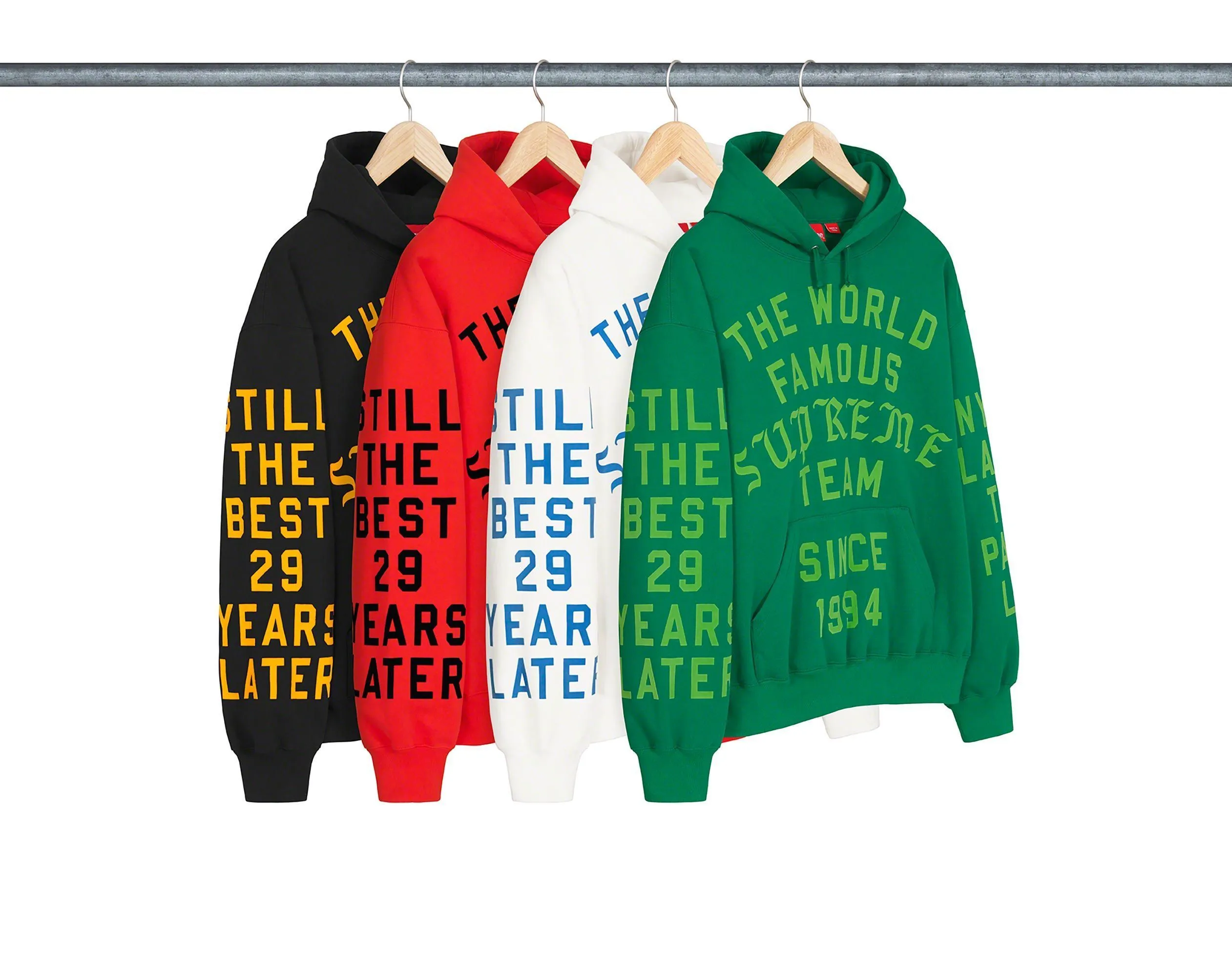 Supreme  |Unisex Street Style Cotton Logo Hoodies