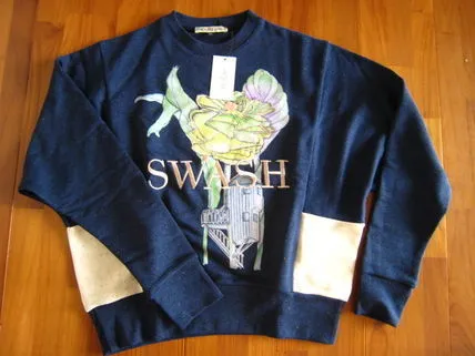 SWASH LONDON  |Flower Patterns Long Sleeves Cotton Medium