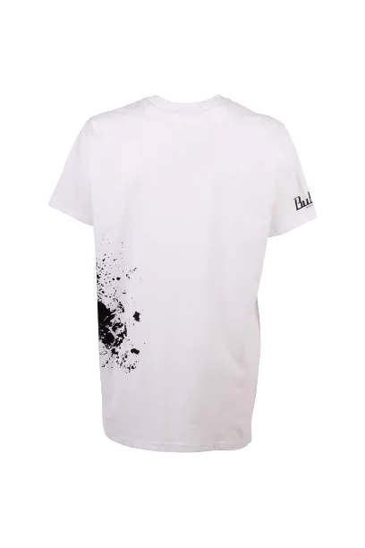 T-SHIRT BUT NOT LOGO FRANTUMATO BIANCO