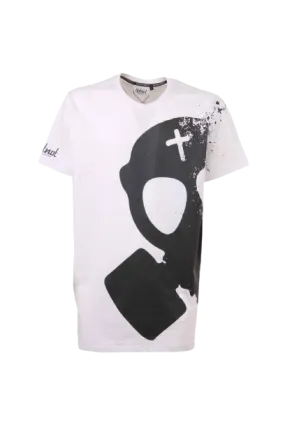 T-SHIRT BUT NOT LOGO FRANTUMATO BIANCO