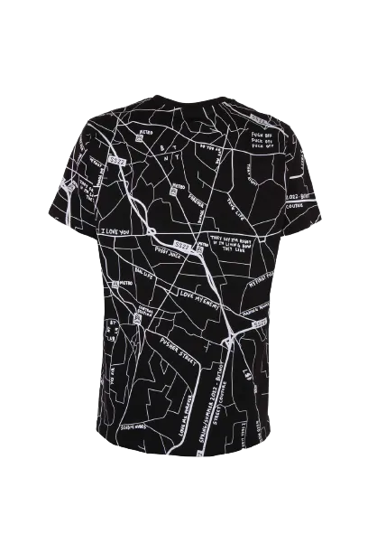 T-SHIRT BUT NOT MAPS NERO