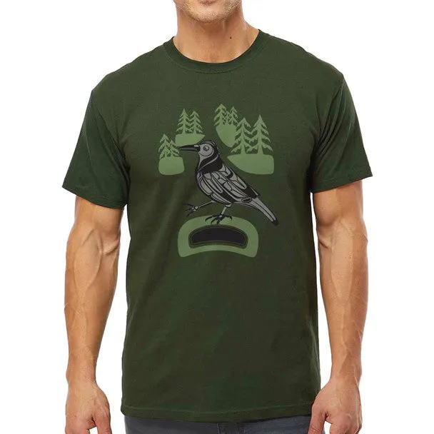 T-Shirt Crow- Walk in the park by Paul Windsor