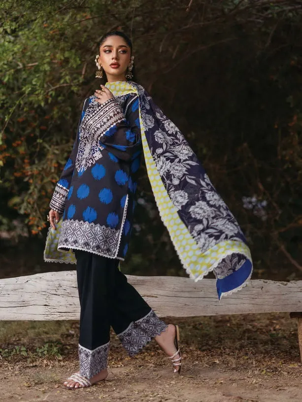 Tahra by Zainab Chottani Embroidered Lawn Unstitched 3Pc Suit D-10B FREYA