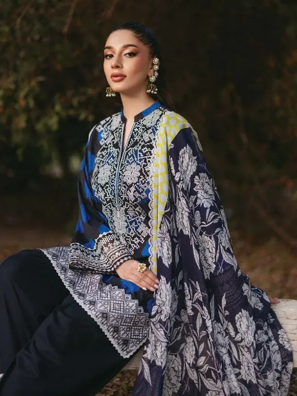 Tahra by Zainab Chottani Embroidered Lawn Unstitched 3Pc Suit D-10B FREYA