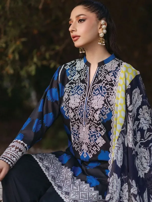 Tahra by Zainab Chottani Embroidered Lawn Unstitched 3Pc Suit D-10B FREYA