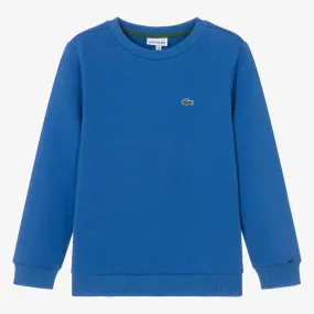 Teen Boys Blue Cotton Sweatshirt