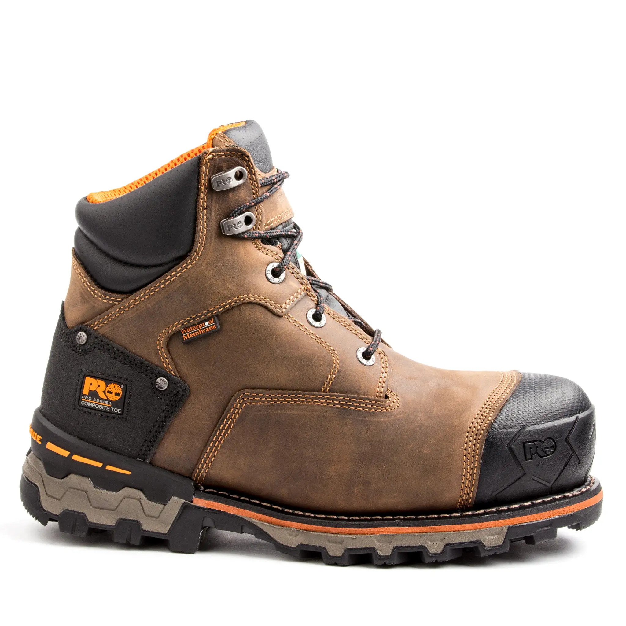 Timberland Pro Boondock Men's 6 Waterproof Composite Toe Safety Boot 91631 - Brown