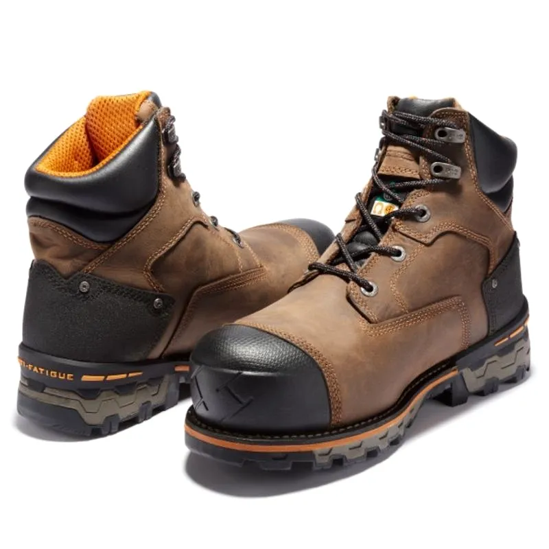 Timberland Pro Boondock Men's 6 Waterproof Composite Toe Safety Boot 91631 - Brown