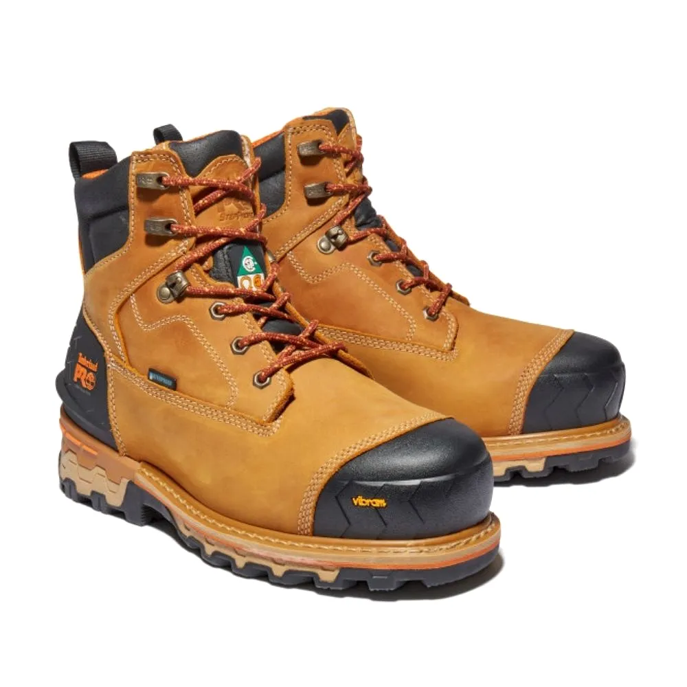 Timberland PRO Boondock Men's 6 Waterproof Composite Toe Safety Boot TB0A2A8A231 - Wheat