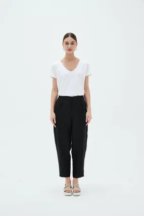 Tirelli - Classic Linen Pant - Navy