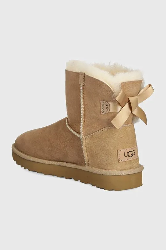 UGG suede snow boots Mini Bailey BoII beige color 1016501-SAN