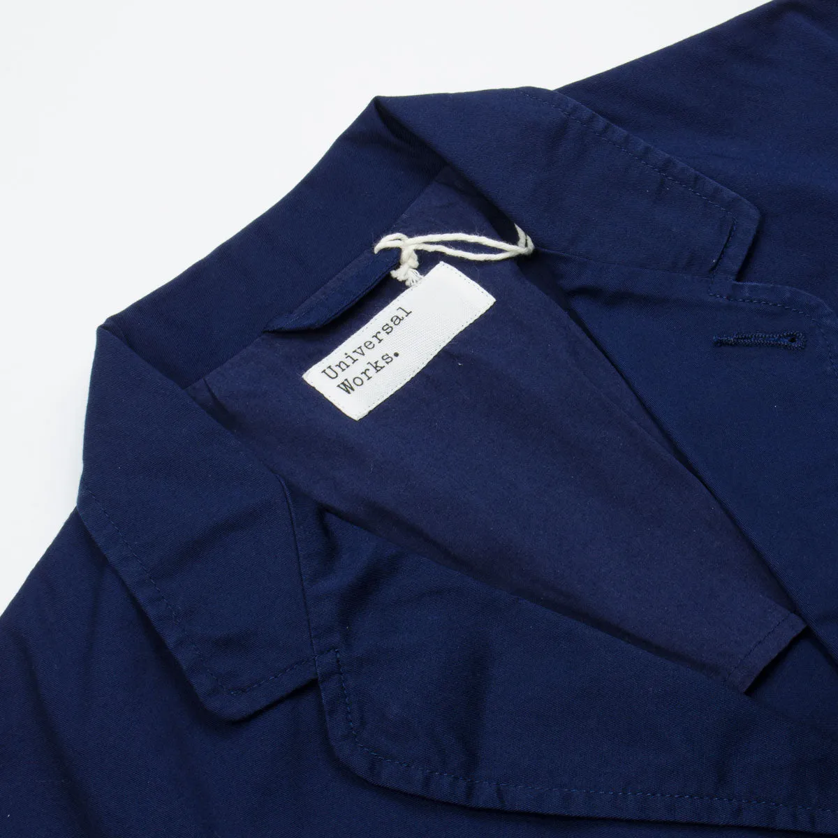 Universal Works - Three Button Jacket Fine Twill - Navy