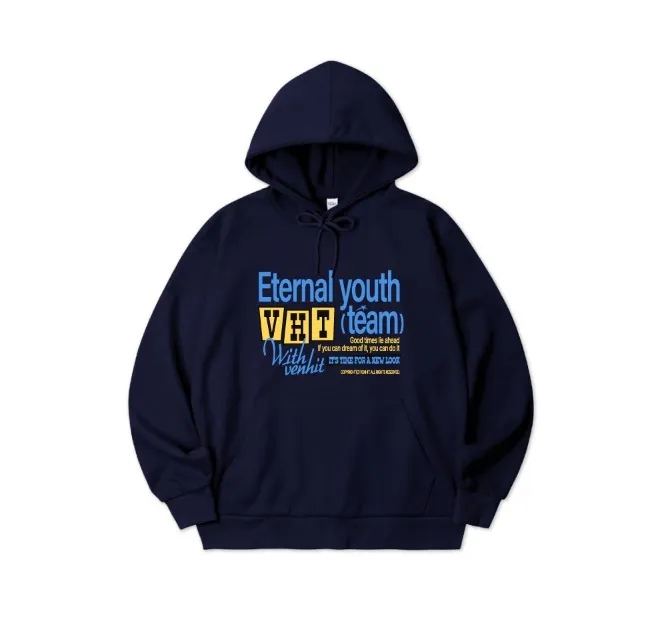 VENHIT  |Unisex Long Sleeves Logo Hoodies