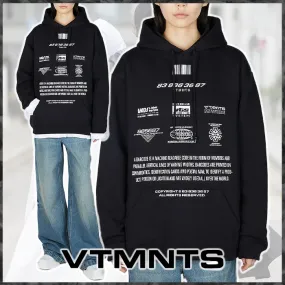 VTMNTS  |Street Style Long Sleeves Cotton Hoodies & Sweatshirts