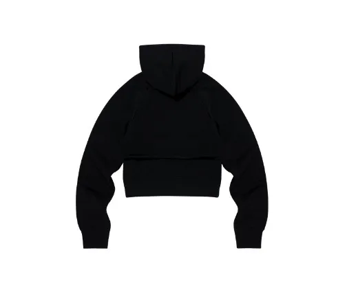 WOOALONG  |Long Sleeves Logo Hoodies & Sweatshirts