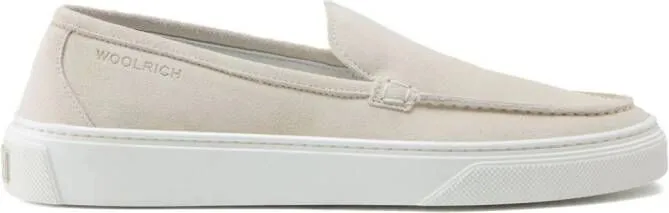 Woolrich suede slip-on loafers Neutrals