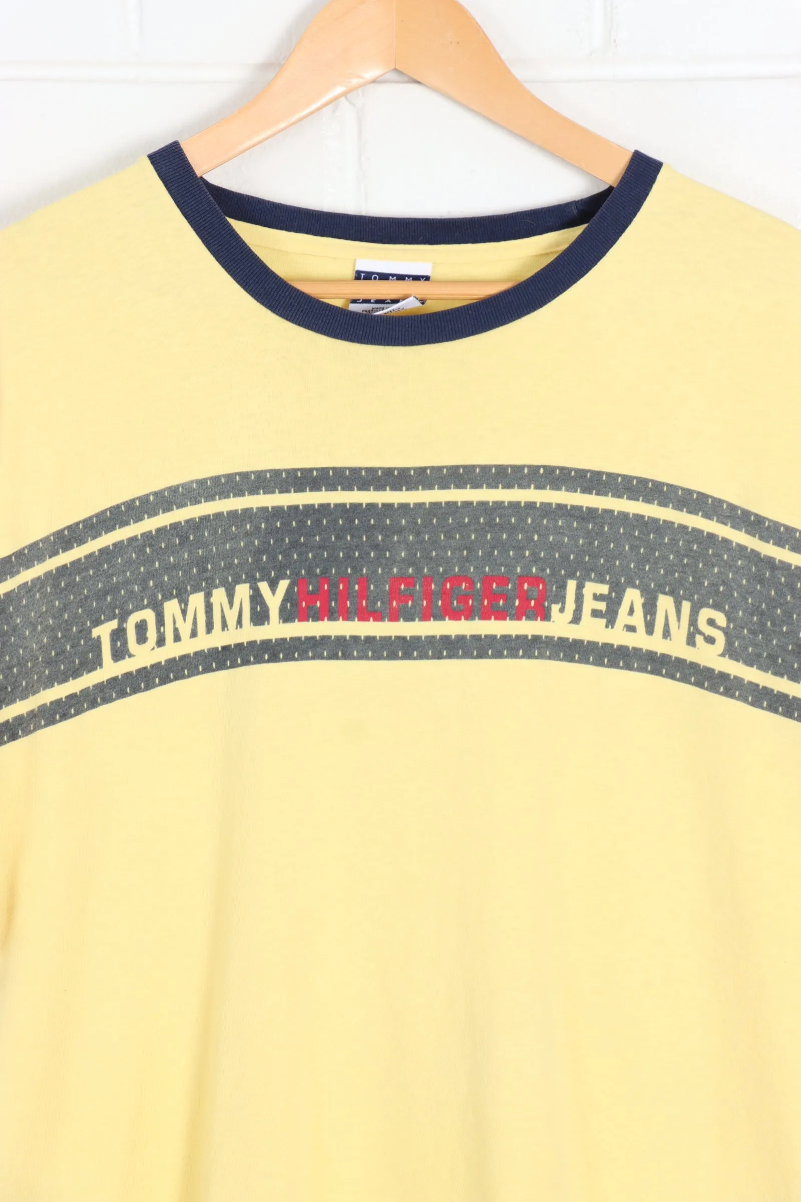 Yellow TOMMY HILFIGER JEANS Graphic Tee (XL)