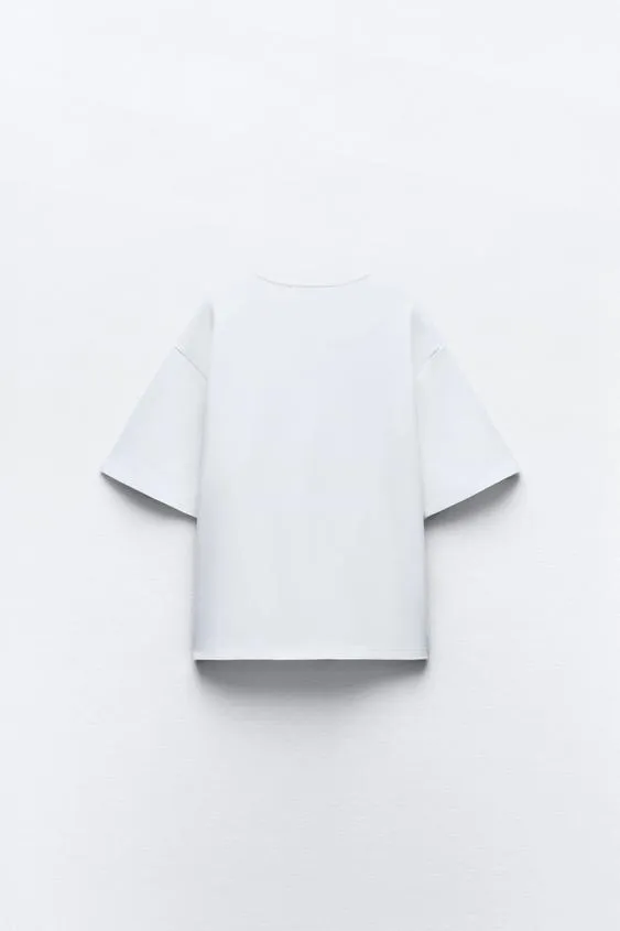 ZARA  |Cotton Short Sleeves Co-ord Hoodies & Sweatshirts