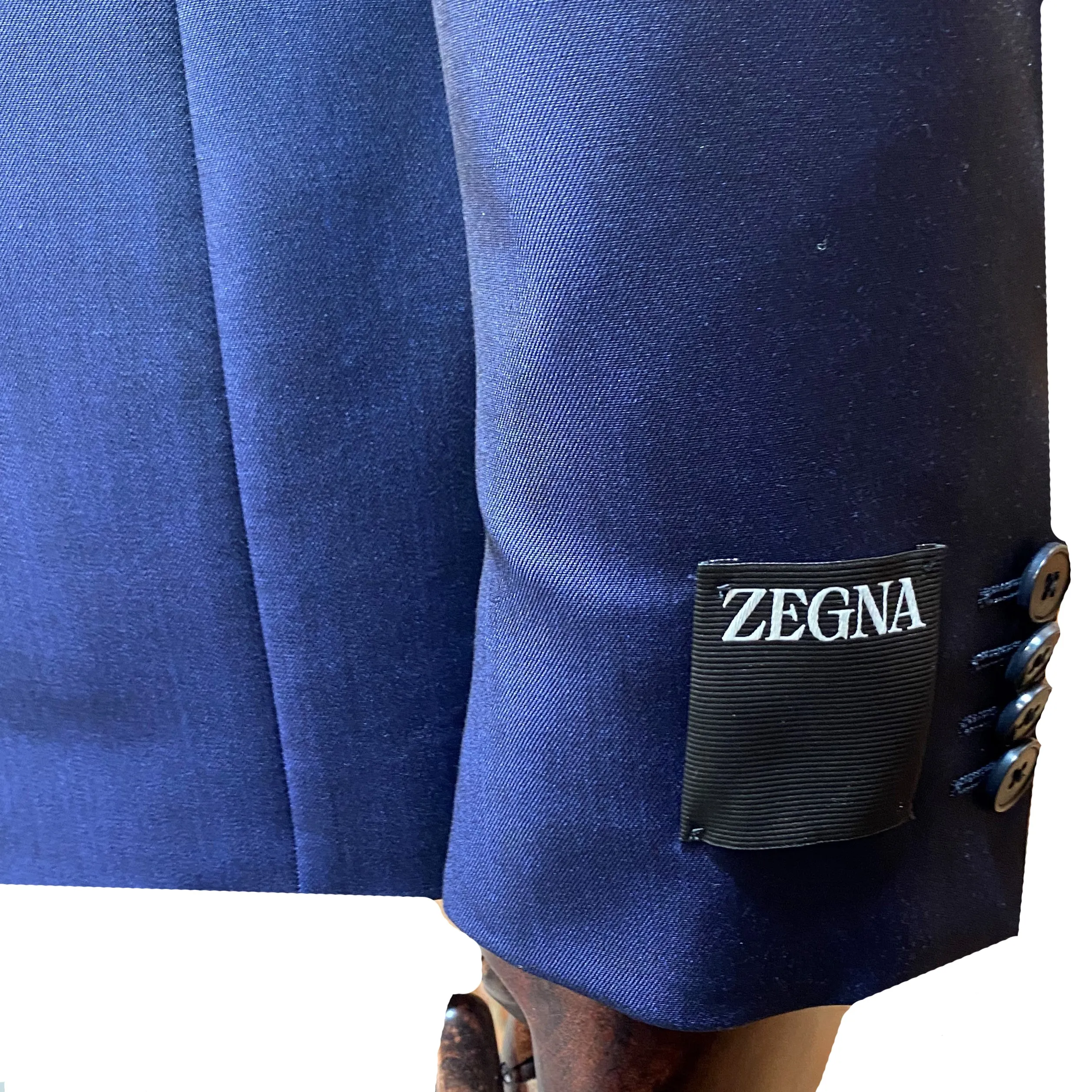 Zegna 2Pce Navy Suit